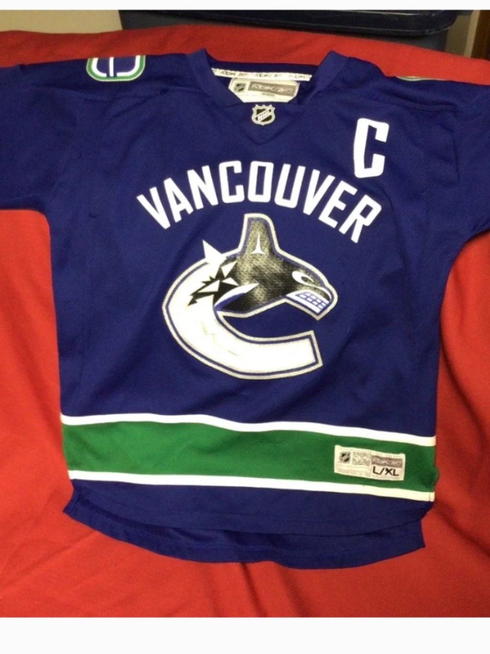 NHL Vancouver Canucks jersey